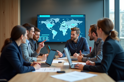 Professionnels de la cybersécurité à Paris en réunion